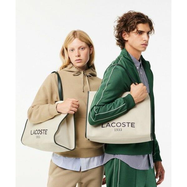 LACOSTE / ラコステ ヘリテージキャンバス テニススタイルトートバッグ