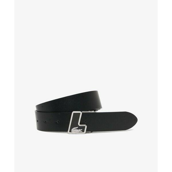 LACOSTE / ラコステ イニシャルバックルレザーベルト