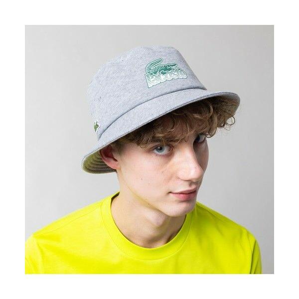 LACOSTE / ラコステ グラフィックスウェットバケットハット