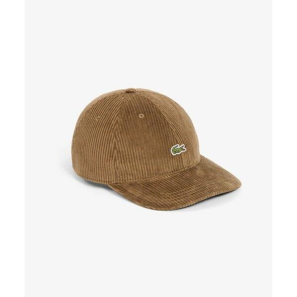 LACOSTE / ラコステ ワニロゴパッチコーデュロイキャップ