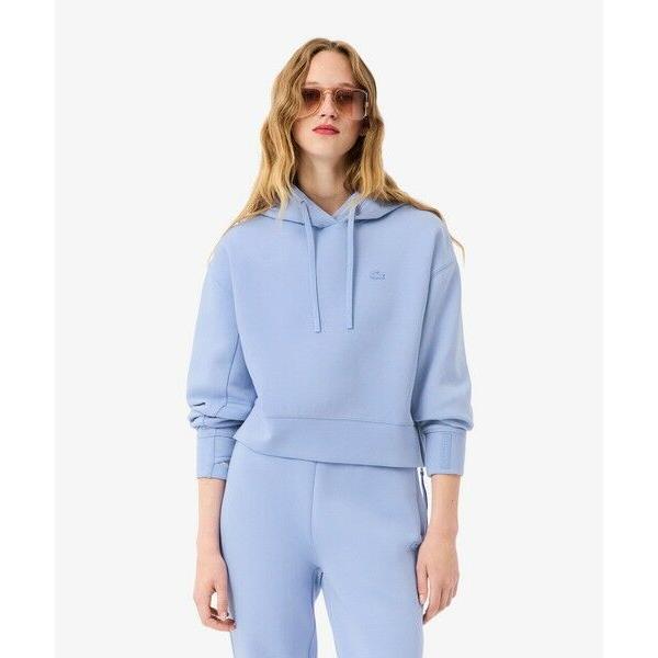 LACOSTE / ラコステ ワイド＆クロップドフードスウェットパーカー / フーディー