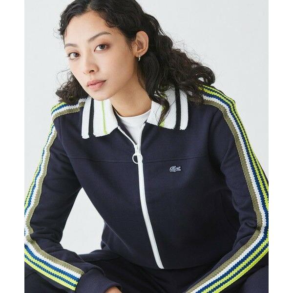 LACOSTE / ラコステ ショルダーニットテーピング ショートトラックジャケット