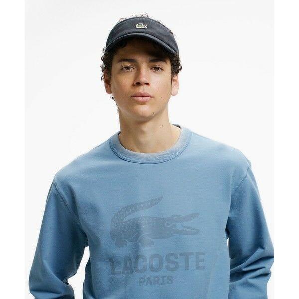 LACOSTE / ラコステ ヴィンテージエフェクト ロゴクルーネックスウェット