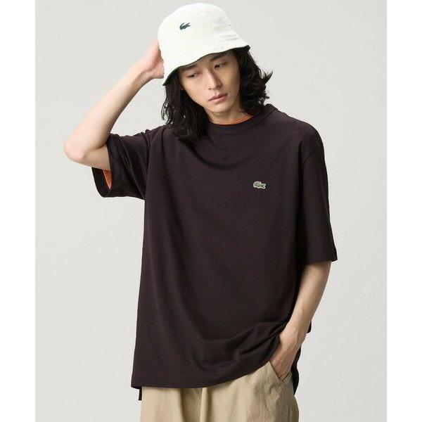 LACOSTE / ラコステ L.12.12アレンジ ガゼット付き鹿の子地 半袖Tシャツ