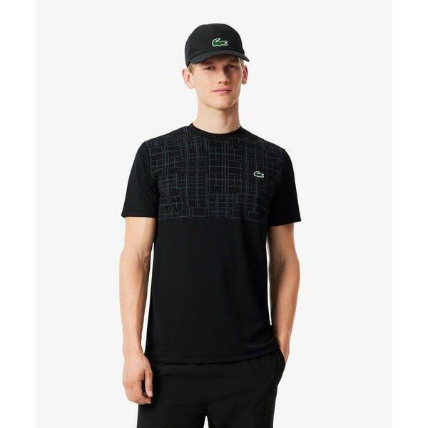 LACOSTE / ラコステ 『ノバク・ジョコビッチ』ラケットプリントウルトラドライTシャツ