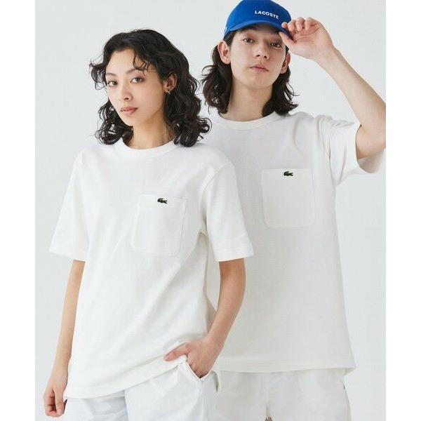 LACOSTE / ラコステ 鹿の子地ポケット半袖Tシャツ