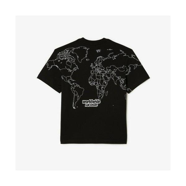 LACOSTE / ラコステ ワールドワイドバックプリントクルーネックTシャツ