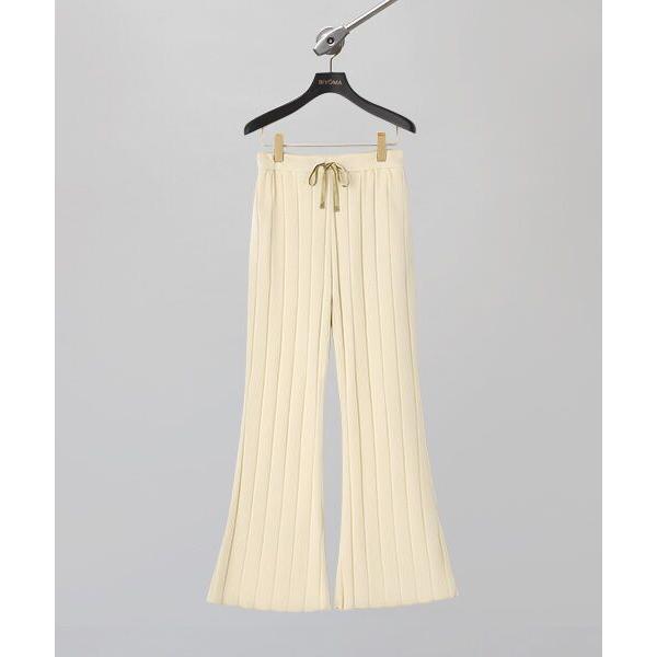 BIYOMA / ビヨーマ シルキーコットンリブニット パンツ