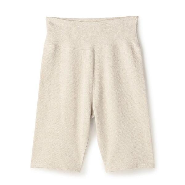BIYOMA / ビヨーマ COTTON LINEN RIB SHORT LEGGINGS