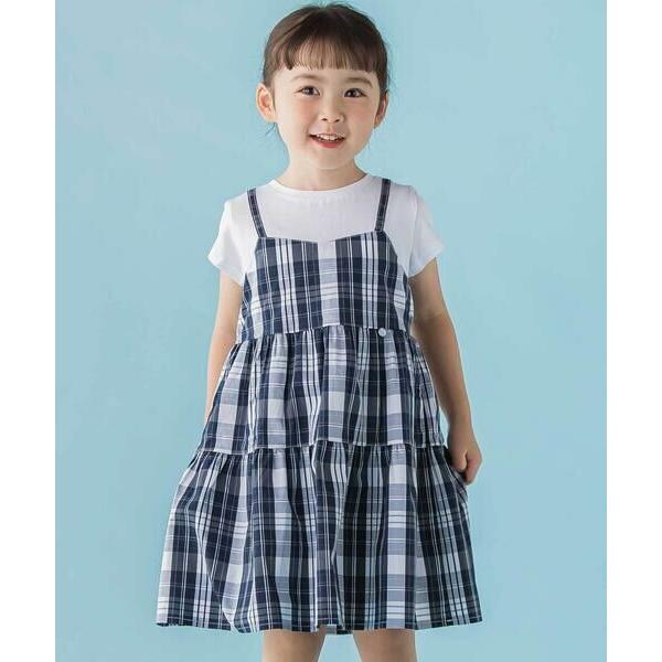 BeBe Petits Pois Vert / ベベ プチ ポワ ヴェール 【店舗限定】マドラスチェ...