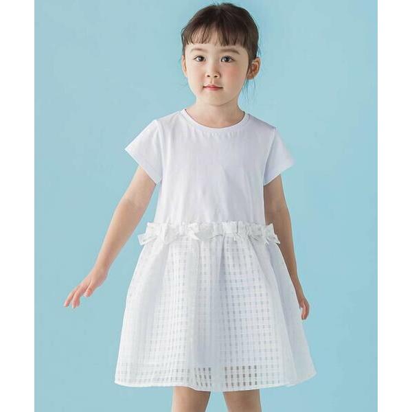 BeBe Petits Pois Vert / ベベ プチ ポワ ヴェール 【店舗限定】天竺Tシャツ...