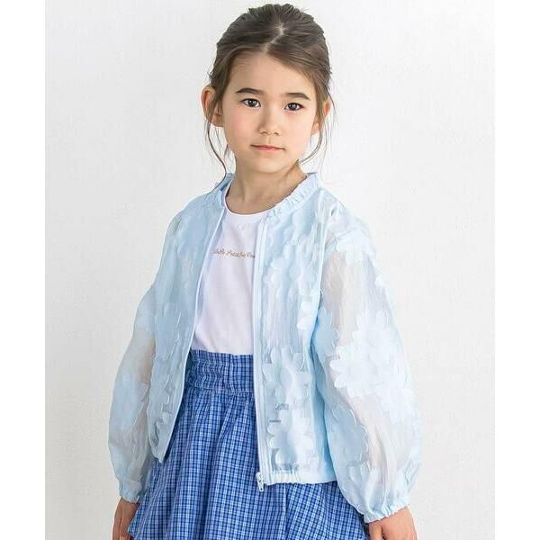BeBe Petits Pois Vert / ベベ プチ ポワ ヴェール 【店舗限定】花柄シアーラ...