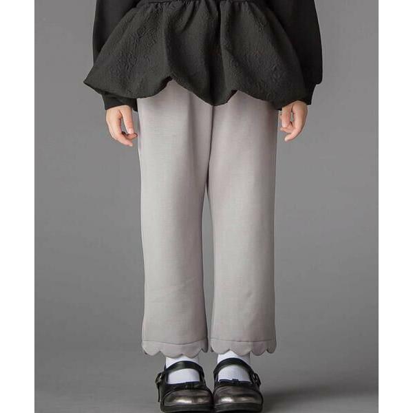 BeBe Petits Pois Vert / ベベ プチ ポワ ヴェール 【店舗限定】裏起毛ポンチ...