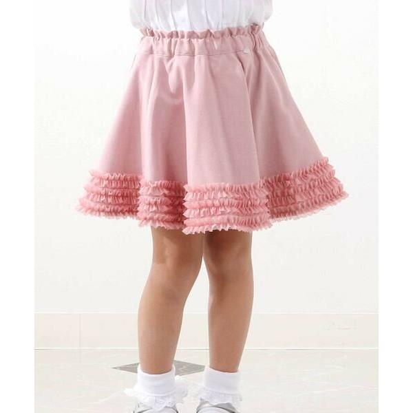 BeBe Petits Pois Vert / ベベ プチ ポワ ヴェール 【店舗限定】裾フリルイン...