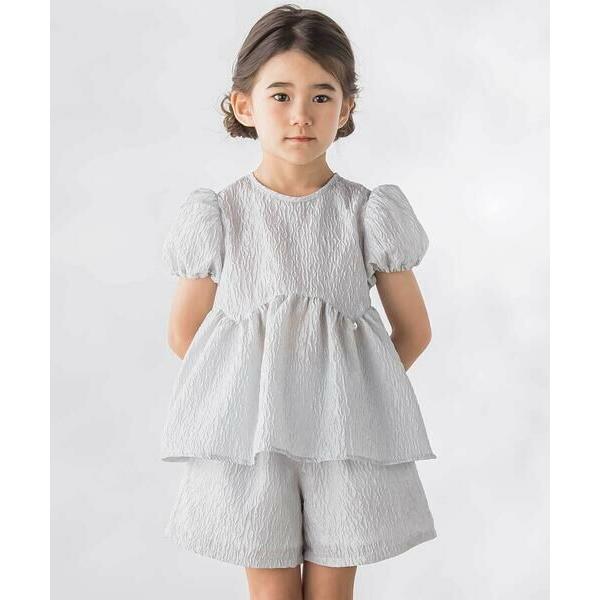 BeBe Petits Pois Vert / ベベ プチ ポワ ヴェール ジャガードセットアップ(...