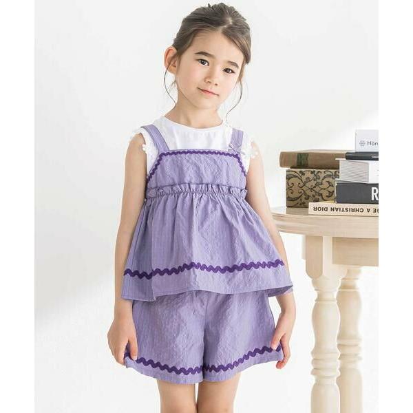 BeBe Petits Pois Vert / ベベ プチ ポワ ヴェール ナミテープ チュニック＆...