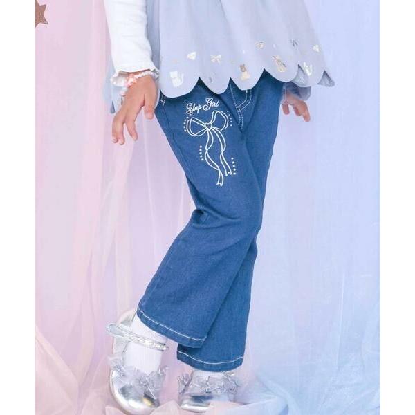 SLAP SLIP / スラップ スリップ バックリボンストレッチデニムパンツ(80~130cm)