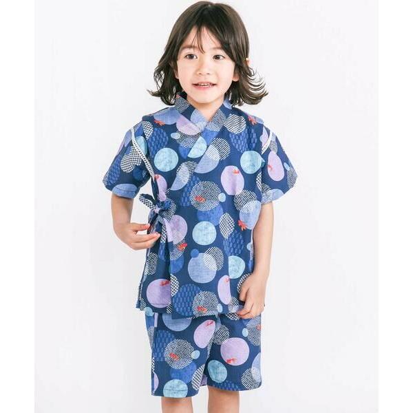 SLAP SLIP / スラップ スリップ 【お揃い】モチーフ総柄甚平(80~130cm)