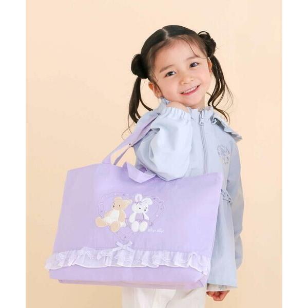 SLAP SLIP / スラップ スリップ クマウサギアニマルキラキラシフォンフリル付きリバーシブル...