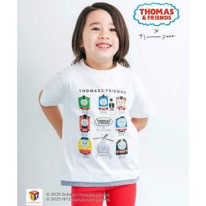 SLAP SLIP / スラップ スリップ 【きかんしゃトーマス×つむぱぱ×SLAPSLIP】ギュギュっとTHOMAS＆FRIENDSプリント半袖Tシャツ(80~120cm)