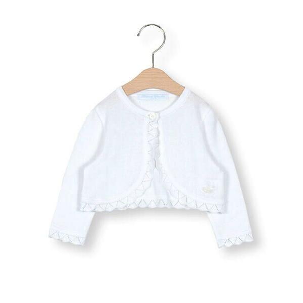 Tartine et Chocolat / タルティーヌ エ ショコラ 【日本製】ガーター編みカーデ...