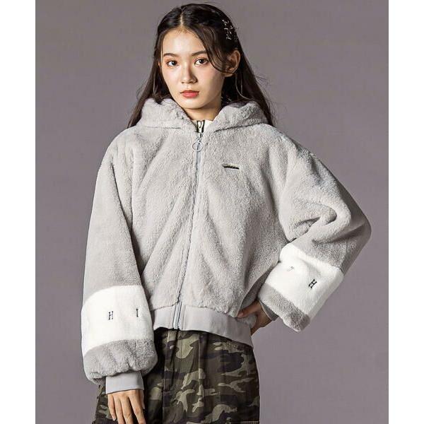 ZIDDY / ジディー 【 ニコ☆プチ 掲載 】ショート丈ファーブルゾン(130~160cm)