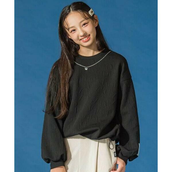 ZIDDY / ジディー ネックレス付きキルトドロストプルオーバー(130~160cm)