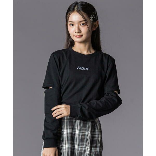ZIDDY / ジディー 2WAYデザイン長袖Tシャツ(130~160cm)