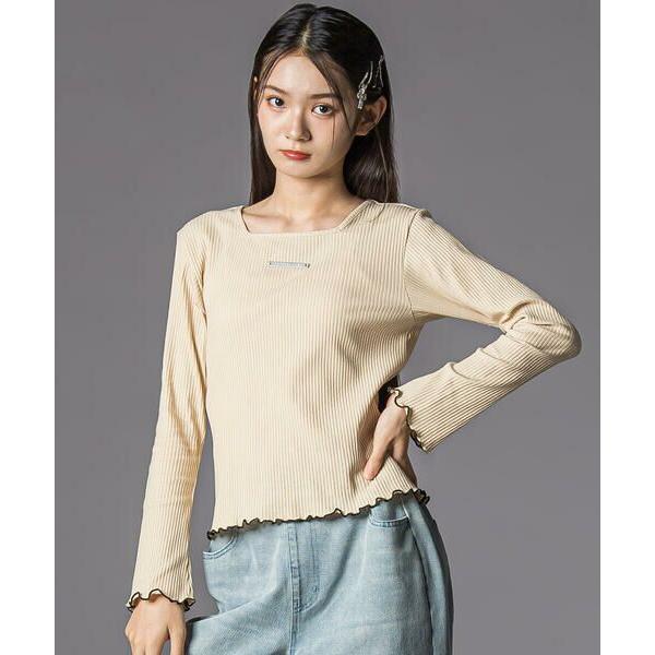 ZIDDY / ジディー 【 ニコ☆プチ 掲載 】メロウリブテレコ長袖Tシャツ(130~160cm)