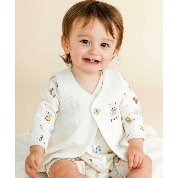 SLAP SLIP BABY / スラップ スリップ ベビー 【お揃い】ぽこぽこチェリーアニマル柄ベ...