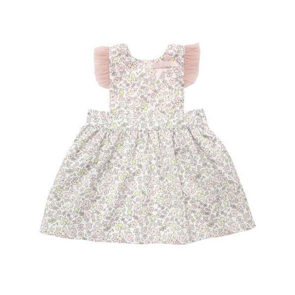 SLAP SLIP BABY / スラップ スリップ ベビー 【お揃い】お花レモン柄リボン袖レースド...