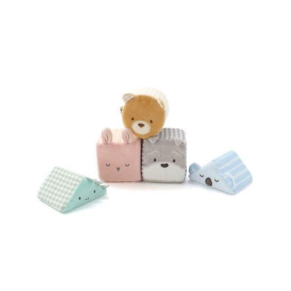 SLAP SLIP BABY / スラップ スリップ ベビー アニマル恐竜ふわふわブロック5ピースセ...