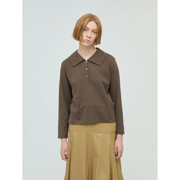 mizuiro ind / ミズイロインド mizuiro ind ワイドカラーポロシャツ