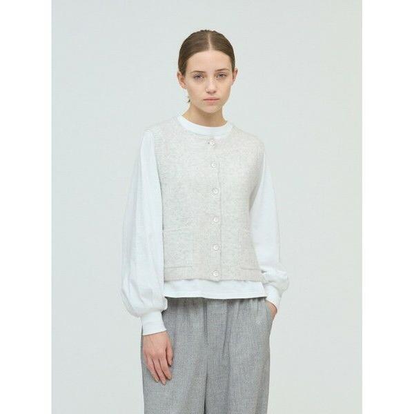 mizuiro ind / ミズイロインド mizuiro ind ブークレクルーネックベスト