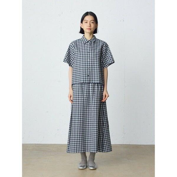 MidiUmi / ミディウミ MidiUmi シアサッカーチェックスカート