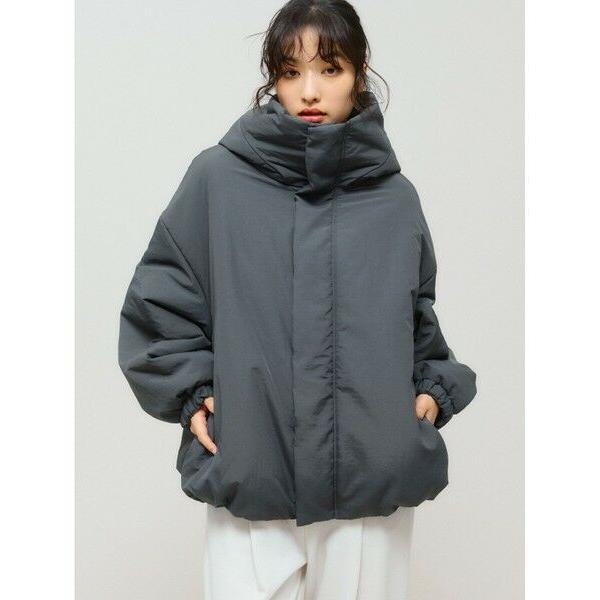 MIDIUMISOLID / ミディウミソリッド MIDIUMISOLID フード付きパディングブル...