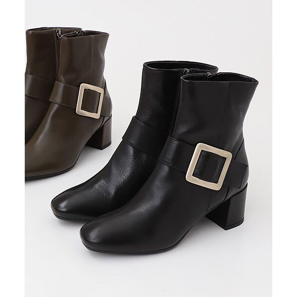 Fabio Rusconi / ファビオ ルスコーニ スクエアリングショートブーツ