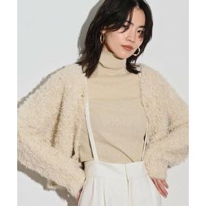 GALLEST / ギャレスト フェザーヤーンカーディガン