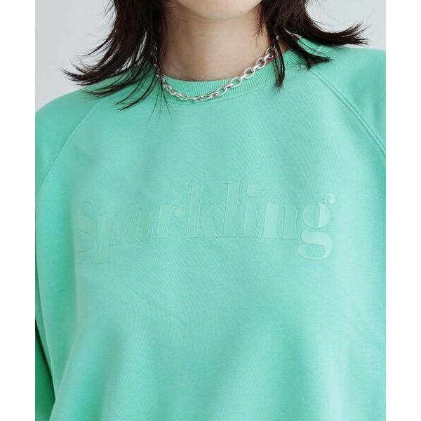 GALLEST / ギャレスト ラウンドヘム裏毛ロゴトップス