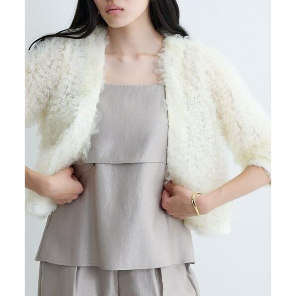 GALLEST / ギャレスト ボリュームチュールカーディガン