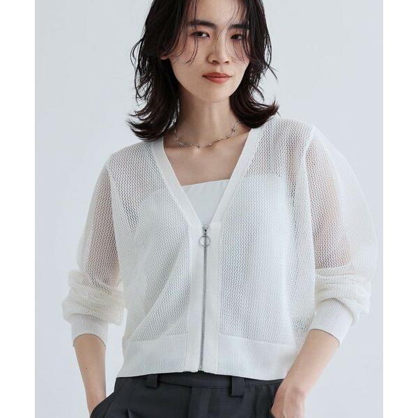 GALLEST / ギャレスト 【再入荷】メッシュジップカーディガン