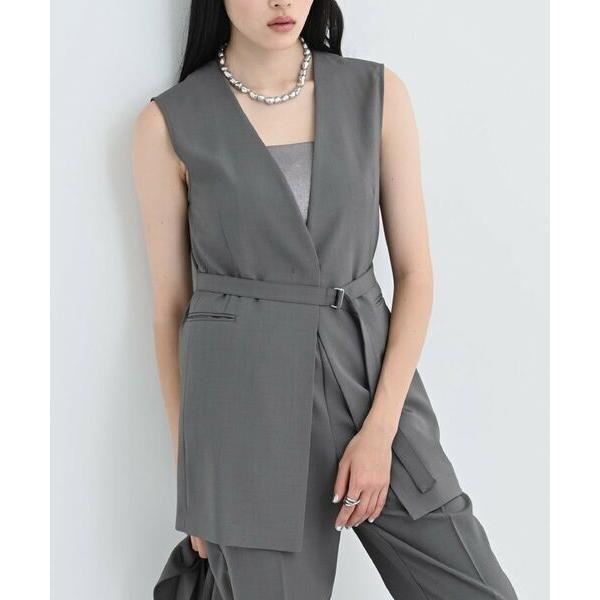 GALLEST / ギャレスト 【セットアップ可】ナローベルテッドジレ【カセット服/オケージョン/通...