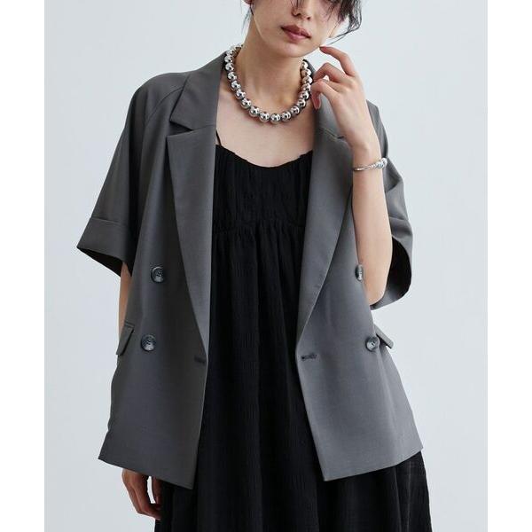 GALLEST / ギャレスト 【セットアップ対応】イージーダブルブレスト半袖ジャケット