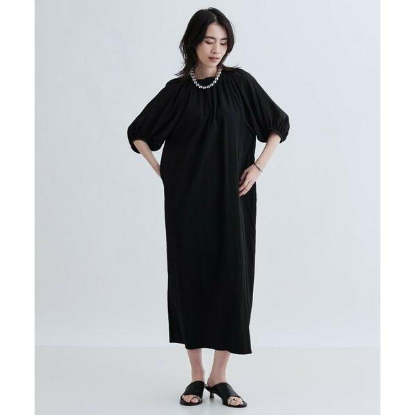 GALLEST / ギャレスト ソフトチュールスリーブ切替ワンピース