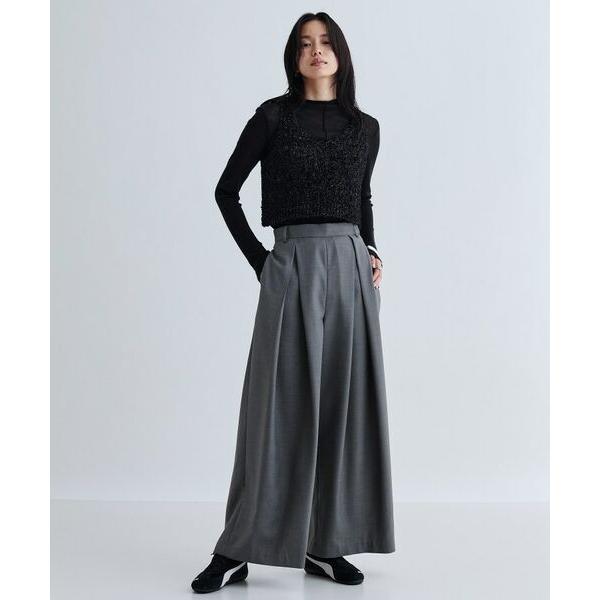 GALLEST / ギャレスト タックワイドパンツ