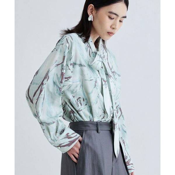 GALLEST / ギャレスト ウォータープリントシャツ