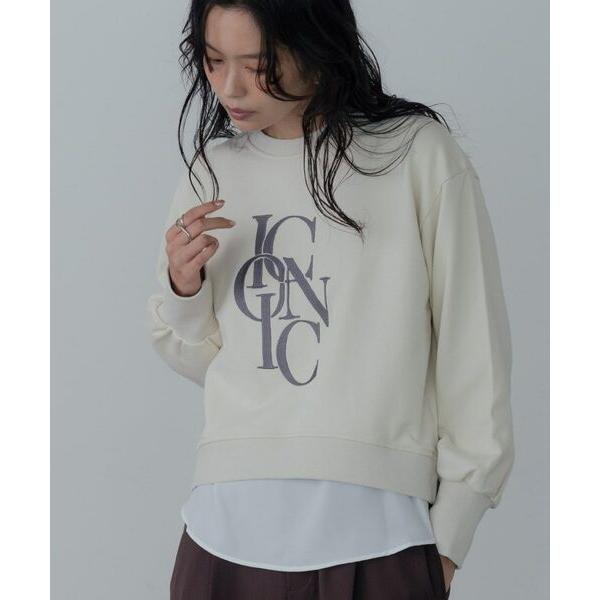 GALLEST / ギャレスト ラウンドヘムロゴスウェット