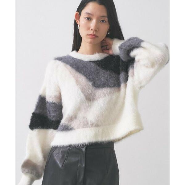 GALLEST / ギャレスト インターシャシャギーニット