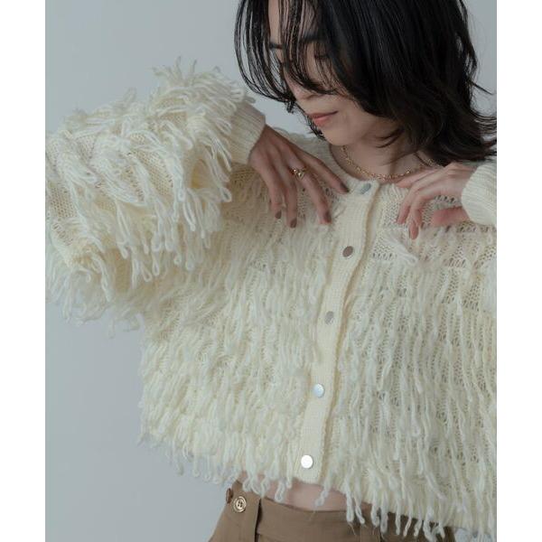 GALLEST / ギャレスト クロップドループカーディガン