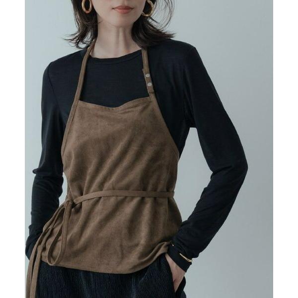 GALLEST / ギャレスト スエードライクラップジレ